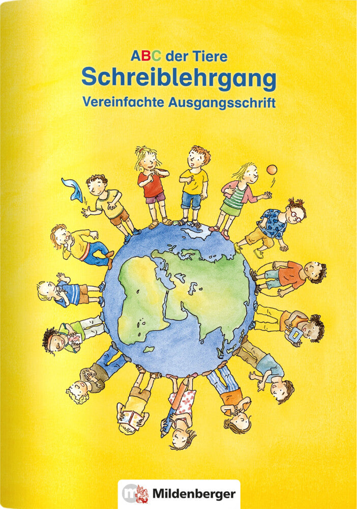 ABC der Tiere 1/2 - 1./2. Jahrgangsstufe, Schreiblehrgang Vereinfachte Ausgangsschrift zu Lesen in Silben (Silbenfibel)