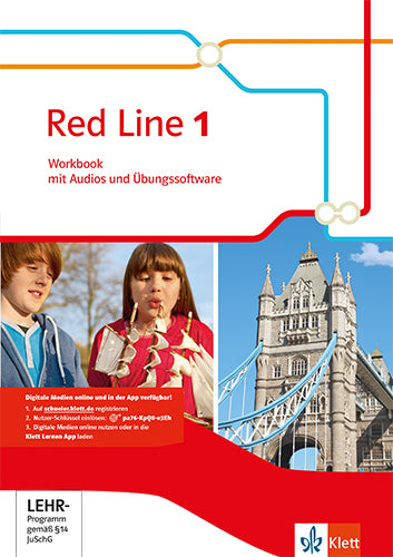 Red Line. Ausgabe ab 2014 - 5. Klasse, Workbook mit Audio-CD und CD-ROM.Bd.1