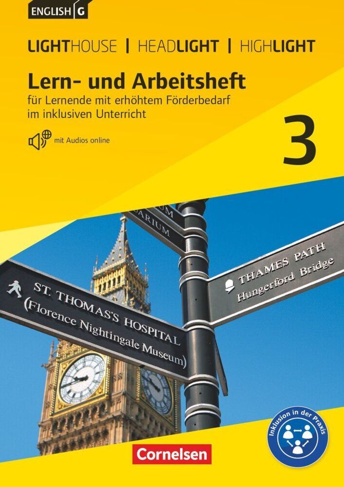 English G Lighthouse / English G Headlight / English G Highlight - Allgemeine Ausgabe - Band 3: 7. Schuljahr, Lern- und Arbeitsbuch (Berit Rudolph)