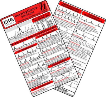 Herzrhythmusstörungen - Medizinische Taschen-Karte (Hawelka Verlag)