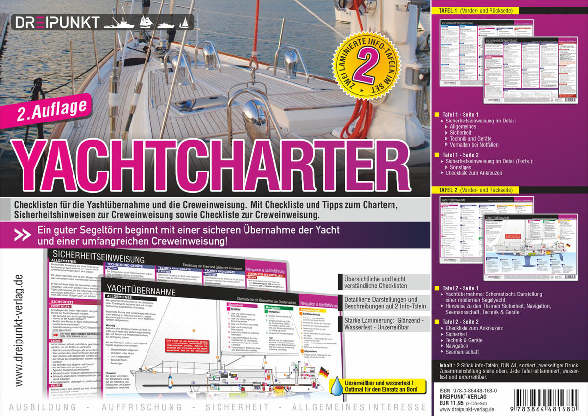 Info-Tafel-Set Yachtcharter (Michael Schulze)