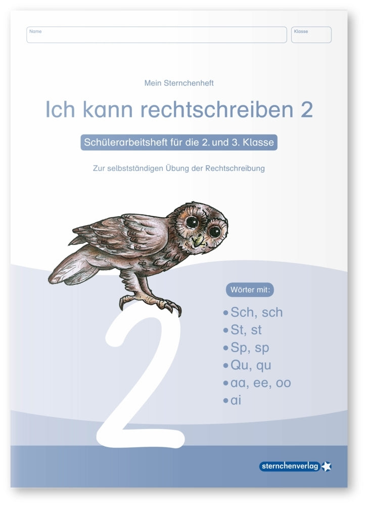 Ich kann rechtschreiben 2 - Schülerarbeitsheft für die 2. und 3. Klasse - neues Design.H.2 (Sternchenverlag Gmbh)