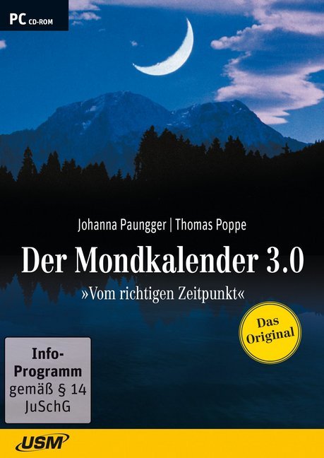 Der Mondkalender 3.0, 1 CD-ROM (Johanna Paungger)