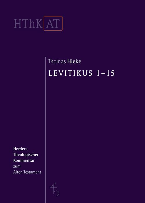 Levitikus..1 (Thomas Hieke)