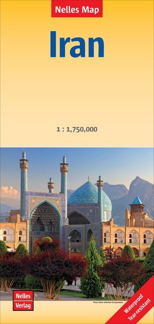 Nelles Map Landkarte Iran - Irán 1:1, 75 Mio.