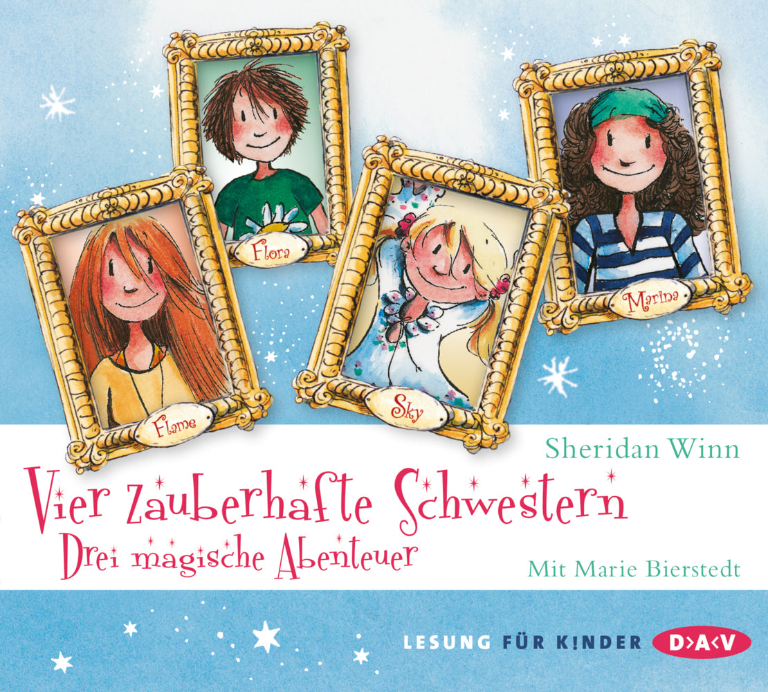 Vier zauberhafte Schwestern - Drei magische Abenteuer, 6 Audio-CD (Sheridan Winn)