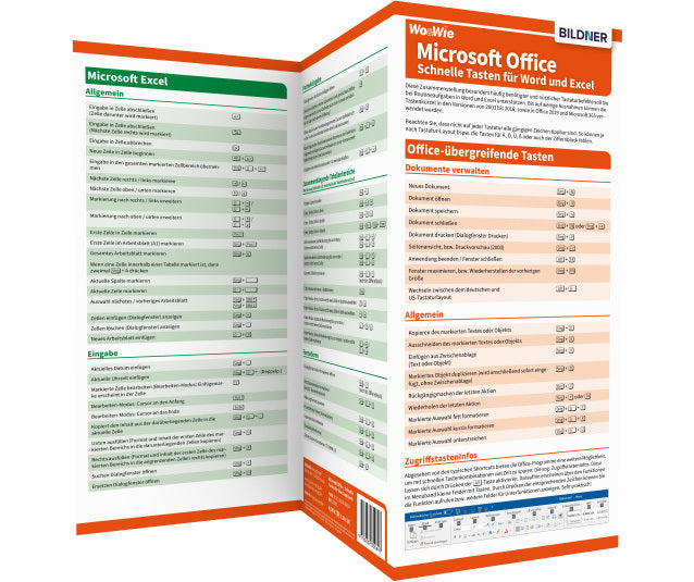 Wo & Wie: Microsoft-Office, Referenzkarte (Inge Baumeister)