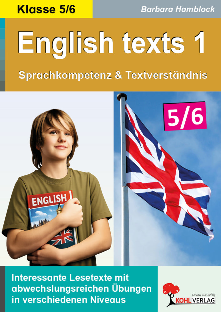 English texts 1 - Sprachkompetenz und Textverständnis / Klasse 5-6 (Barbara Hamblock)