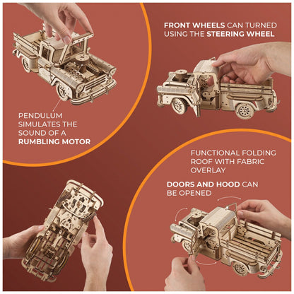 3D Puzzle Pick-Up Lumberjack 460 Stk.