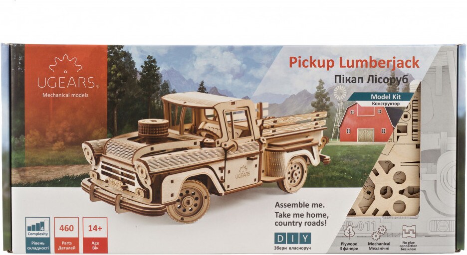 3D Puzzle Pick-Up Lumberjack 460 Stk.