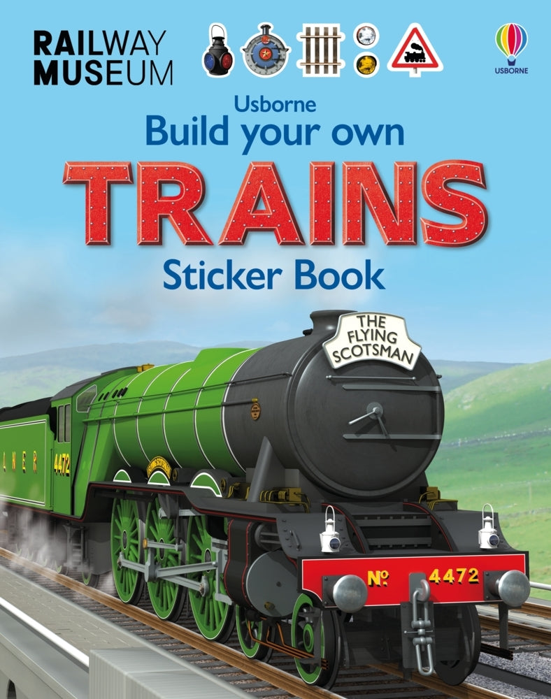 Build Your Own Trains Sticker Book (Simon Tudhope)