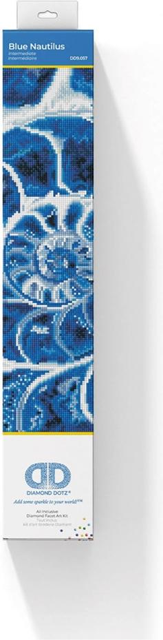 Magni Diamond Dotz DD9-057 Blue Nautilus, ca. 51,5 x 37 cm groß, Diamond Painting, Malen mit Diamanten, fu