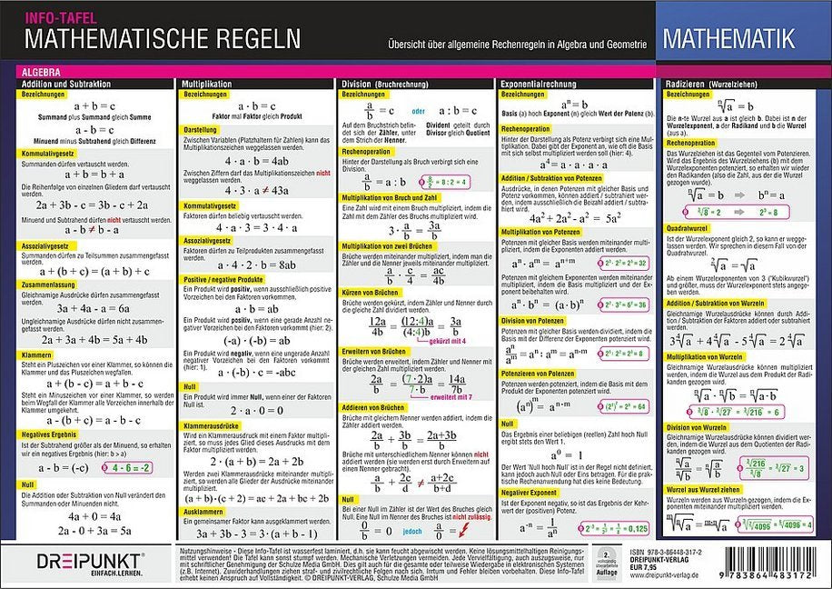 Mathematische Regeln (Michael Schulze)