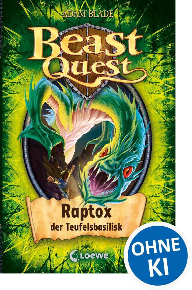 Beast Quest (Band 39) - Raptox, der Teufelsbasilisk (Adam Blade)