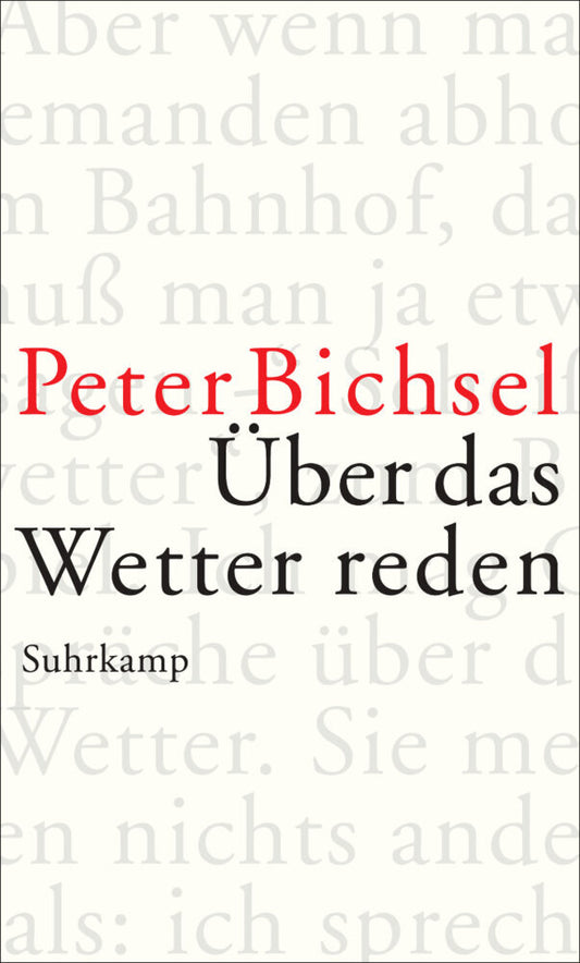 Über das Wetter reden (Peter Bichsel)