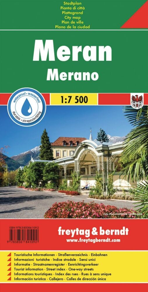 freytag & berndt Stadtplan Meran 1:7.500