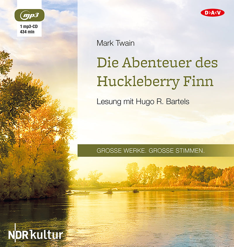 Die Abenteuer des Huckleberry Finn, 1 Audio-CD, 1 MP3 (Mark Twain)