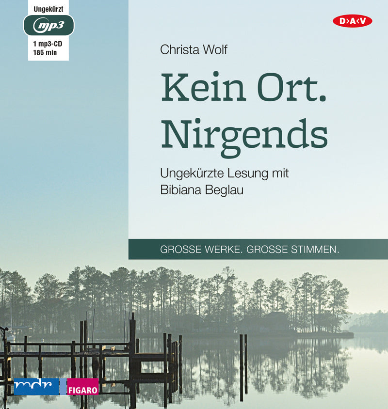 Kein Ort Nirgends, 1 Audio-CD, 1 MP3 (Christa Wolf)