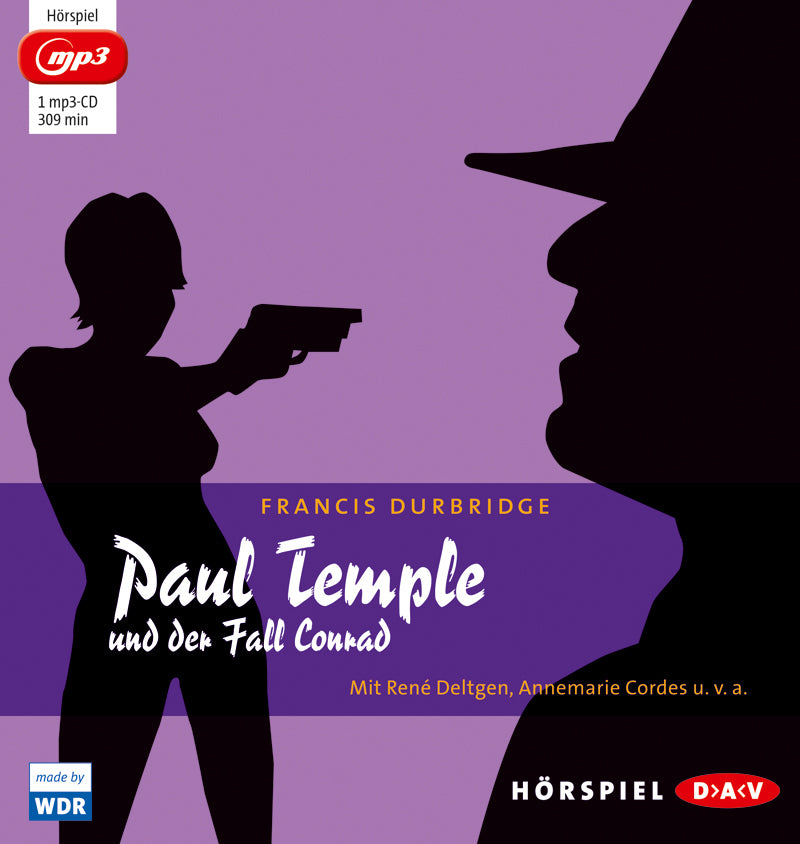 Paul Temple und der Fall Conrad, 1 MP3-CD (Francis Durbridge)