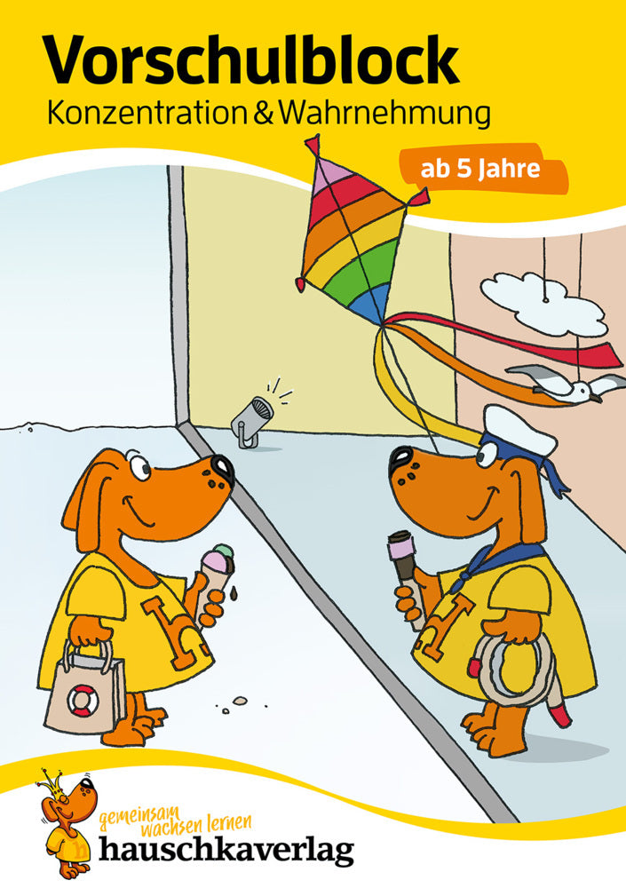 Vorschulblock ab 5 Jahre für Junge und Mädchen - Konzentration und Wahrnehmung (Linda Bayerl)