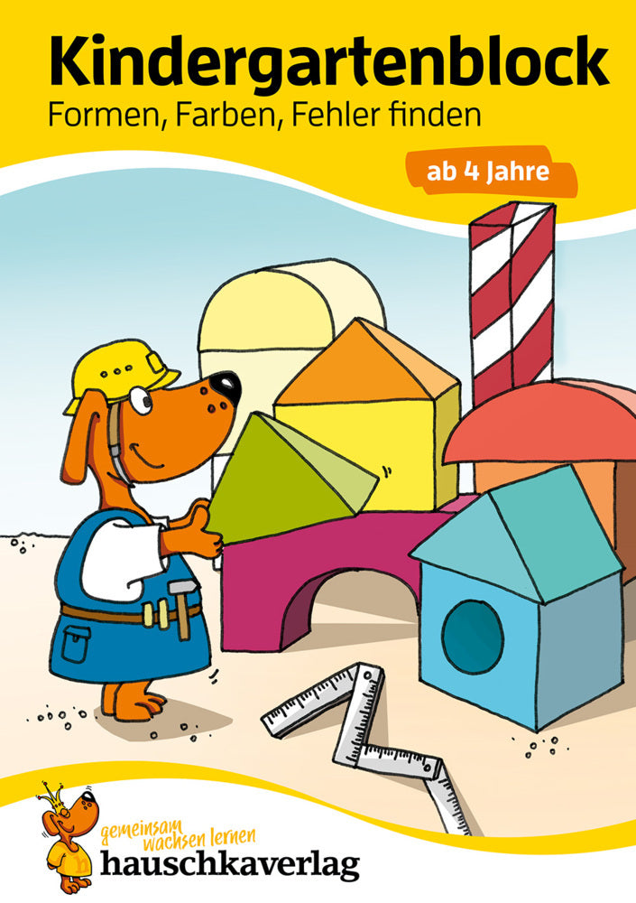 Kindergartenblock ab 4 Jahre - Formen, Farben, Fehler finden (Linda Bayerl)
