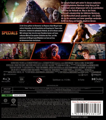 Magni Godzilla x Kong: The New Empire [Blu-ray] (Blu-ray, 2024, Deutsch)