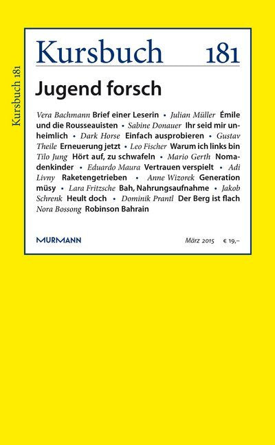 Kursbuch 181 (Peter Felixberger)
