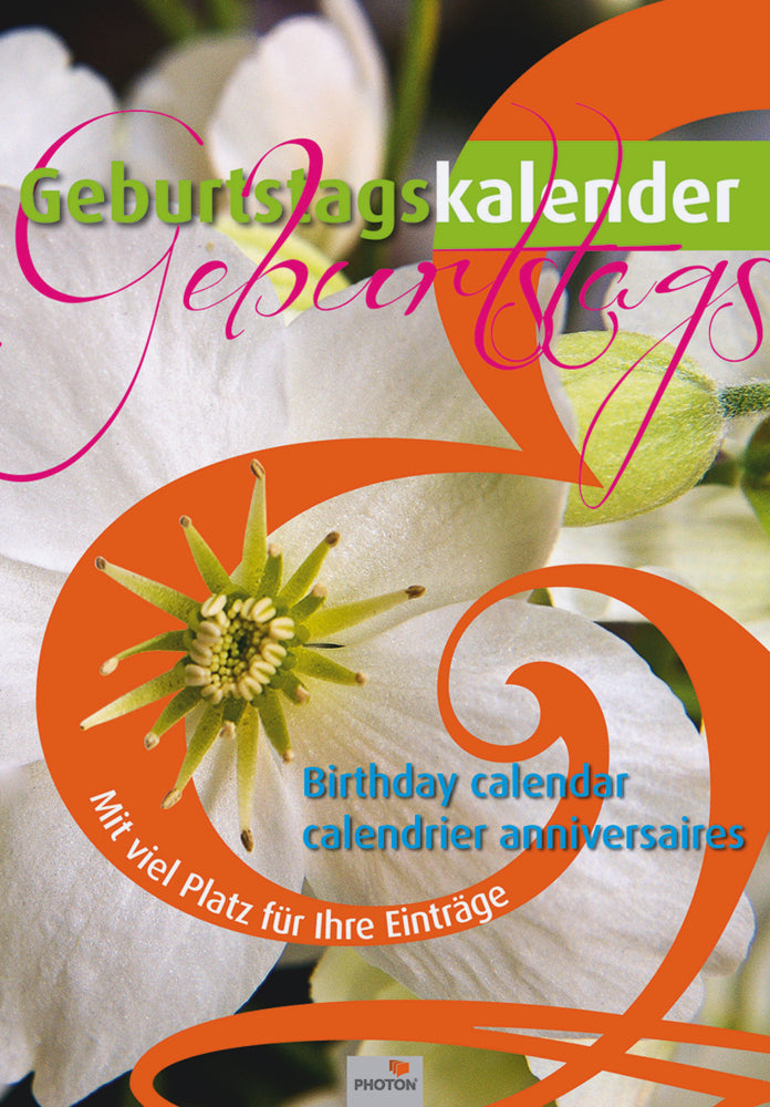 Geburtstags-Kalender Blumen (Martina Photon Verlag)