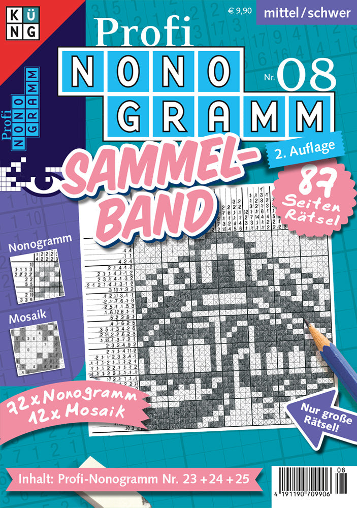 Profi-Nonogramm 3er-Band.Nr.8 (Conceptis Puzzles)