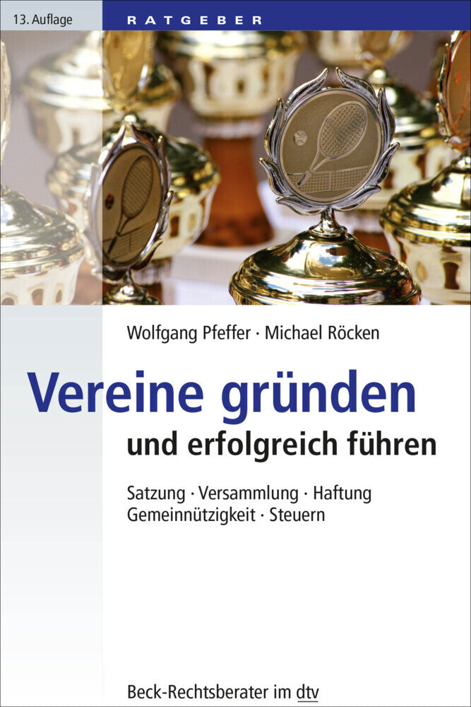 Vereine gründen und erfolgreich führen (Wolfgang Pfeffer)