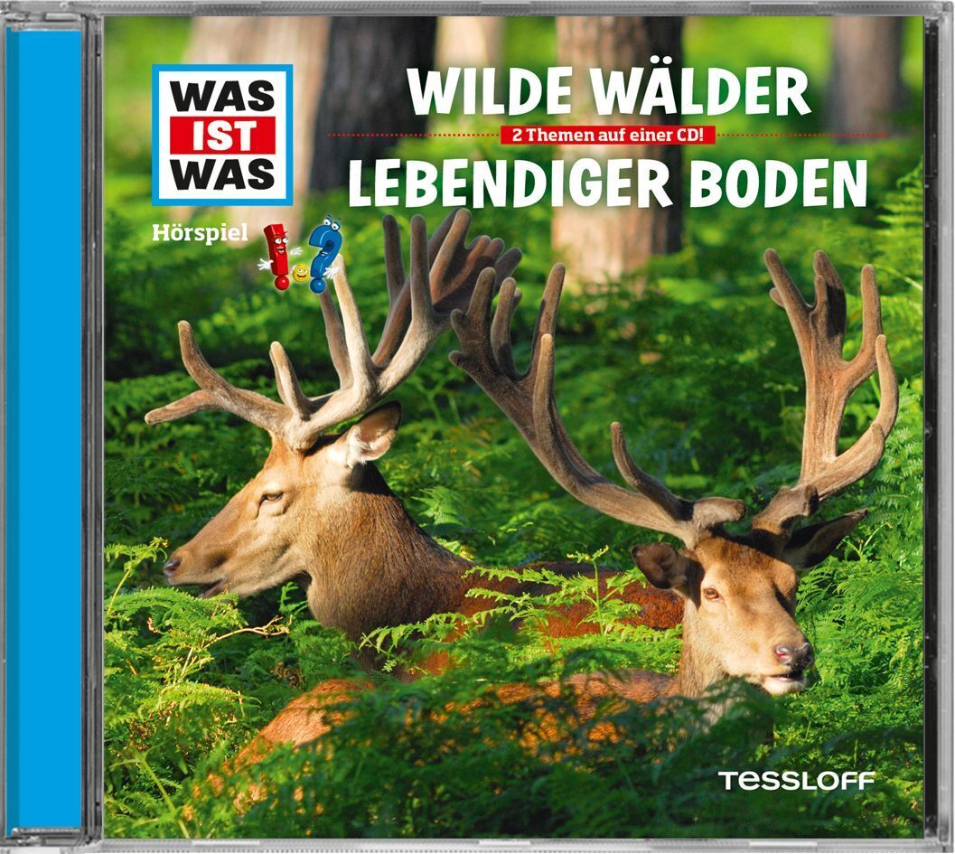 WAS IST WAS Hörspiel: Wilde Wälder/ Lebendiger Boden, Audio-CD (Manfred Baur)