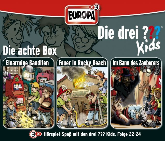 Die drei ???-Kids, 3er Box.Box.8, 3 Audio-CDs