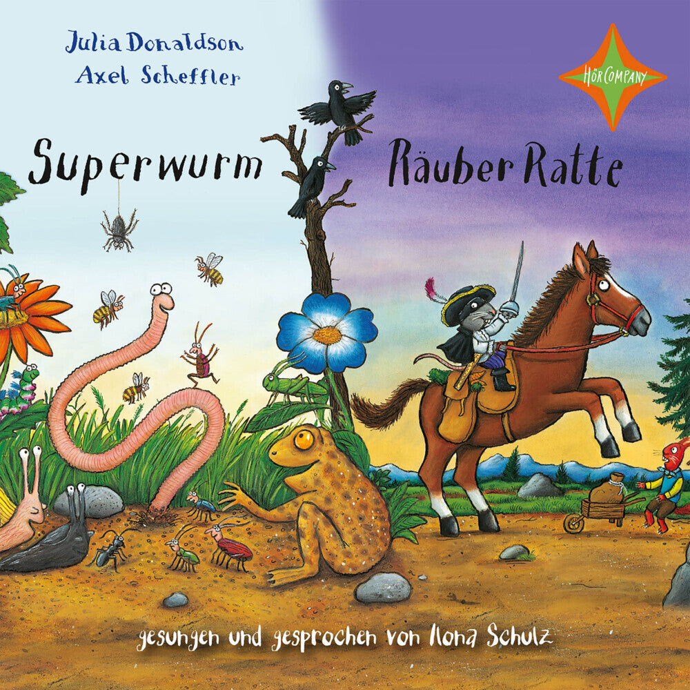Superwurm / Räuber Ratte, 1 Audio-CD (Julia Donaldson)