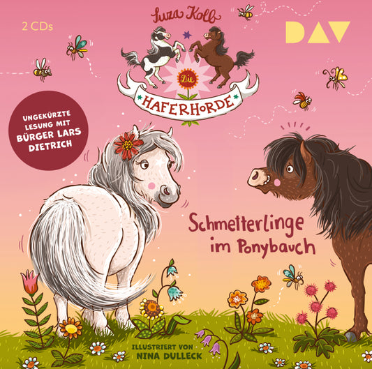 Die Haferhorde - Schmetterlinge im Ponybauch, 2 Audio-CD (Suza Kolb)