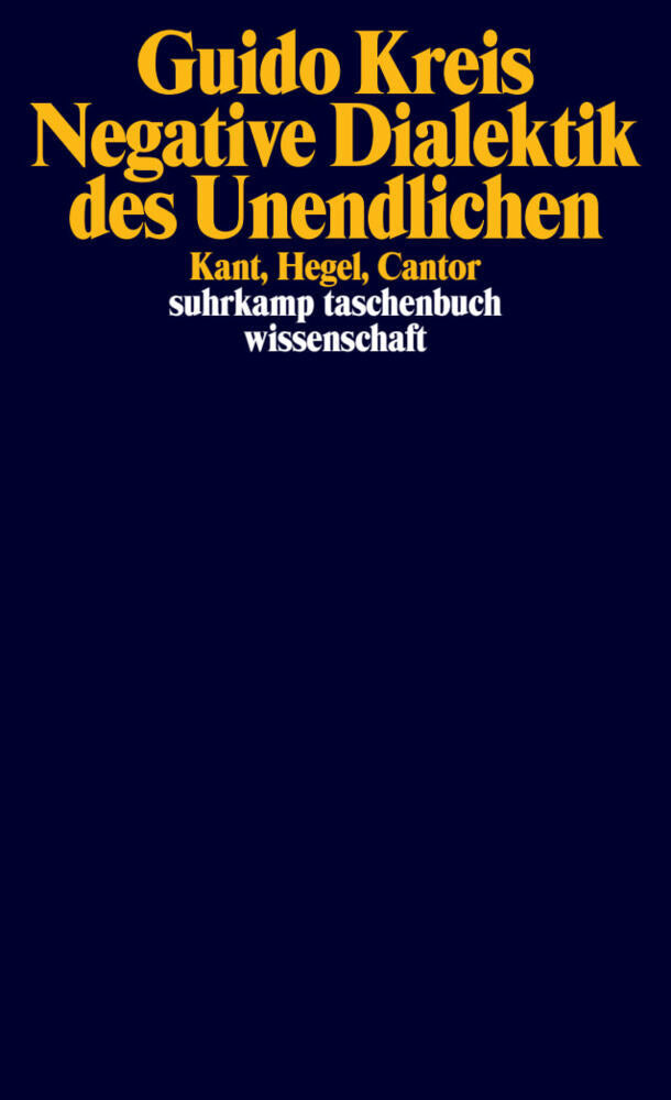 Negative Dialektik des Unendlichen (Guido Kreis)