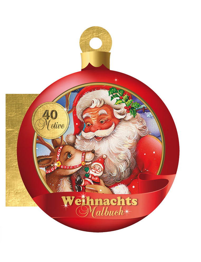 TRÖTSCH -Weihnachtsmalbuch in Kugelform