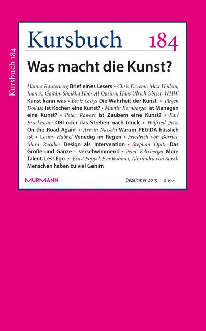 Kursbuch 184 (Armin Nassehi)