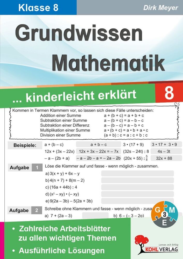 Grundwissen Mathematik 8. Schuljahr (Dirk Meyer)