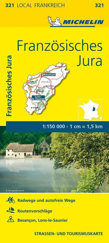 Michelin Karte Französisches Jura
