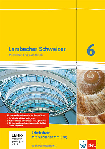 Lambacher Schweizer Mathematik 6. Ausgabe Baden-Württemberg, m. 1 Beilage