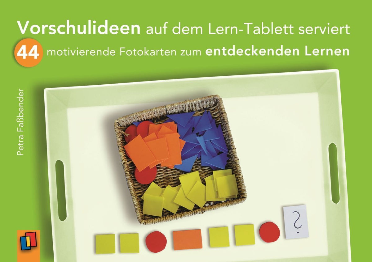 Vorschulideen auf dem Lern-Tablett serviert, Karten (Petra Faßbender)