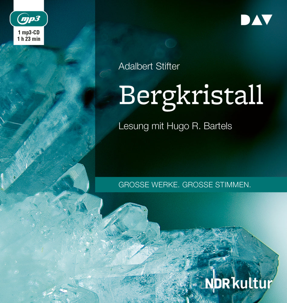 Bergkristall, 1 Audio-CD, 1 MP3 (Adalbert Stifter)