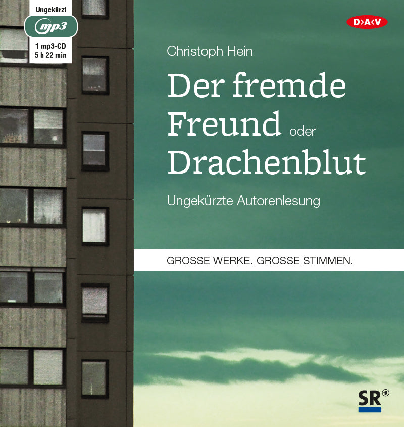 Der fremde Freund / Drachenblut, 1 Audio-CD, 1 MP3 (Christoph Hein)