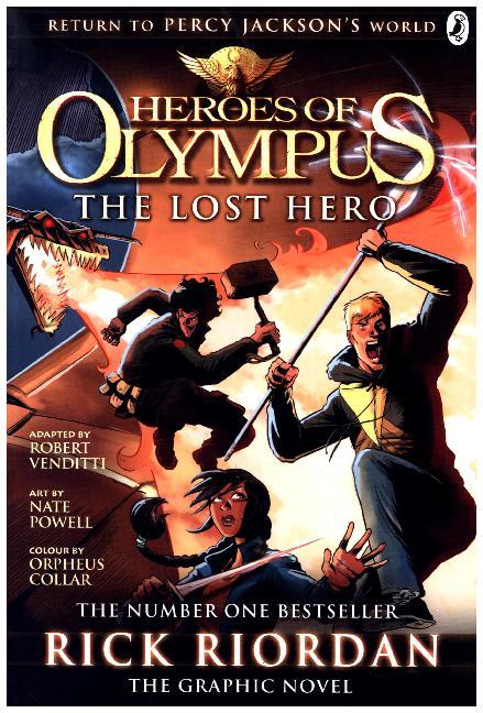 Heroes of Olympus: The Lost Hero, Graphic Novel, english edition (Rick Riordan)
