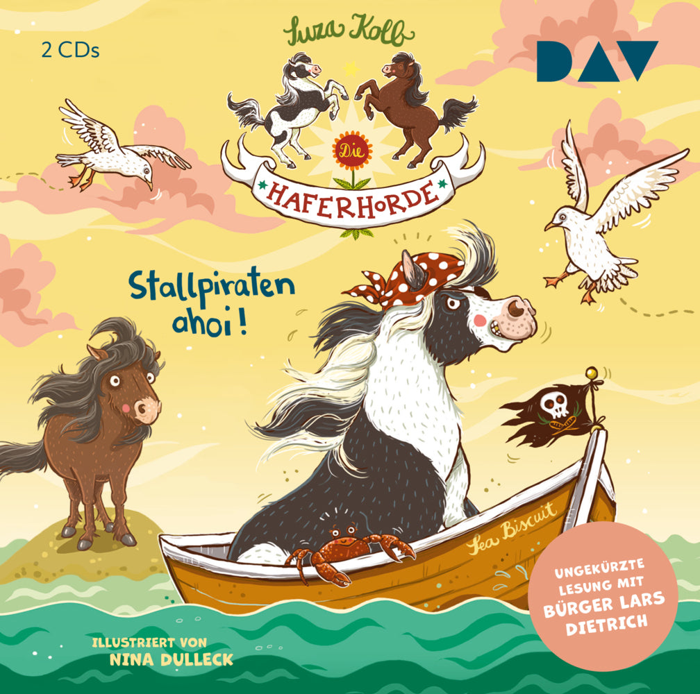 Die Haferhorde - Stallpiraten ahoi!, 2 Audio-CDs (Suza Kolb)