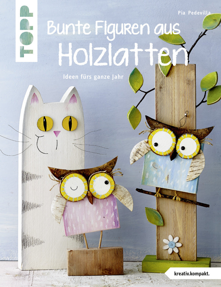 Bunte Figuren aus Holzlatten (Pia Pedevilla)