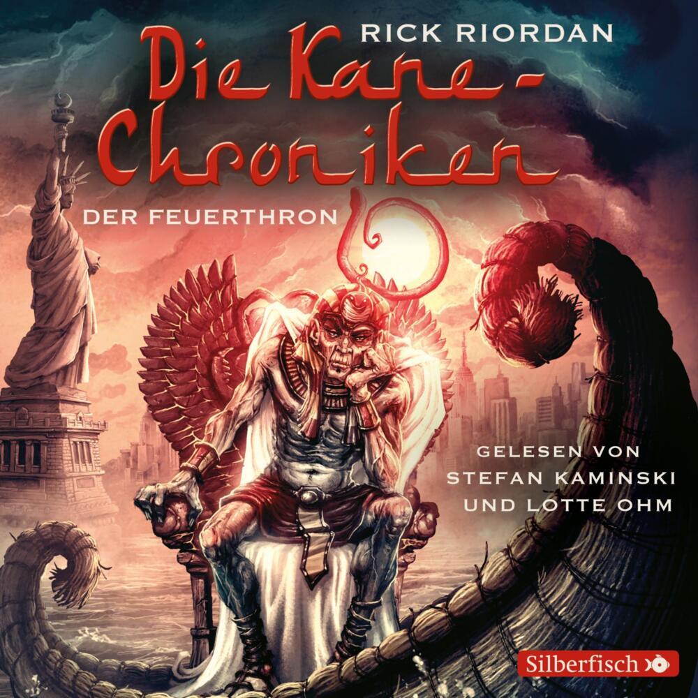 Der Feuerthron, 6 Audio-CDs (Rick Riordan)