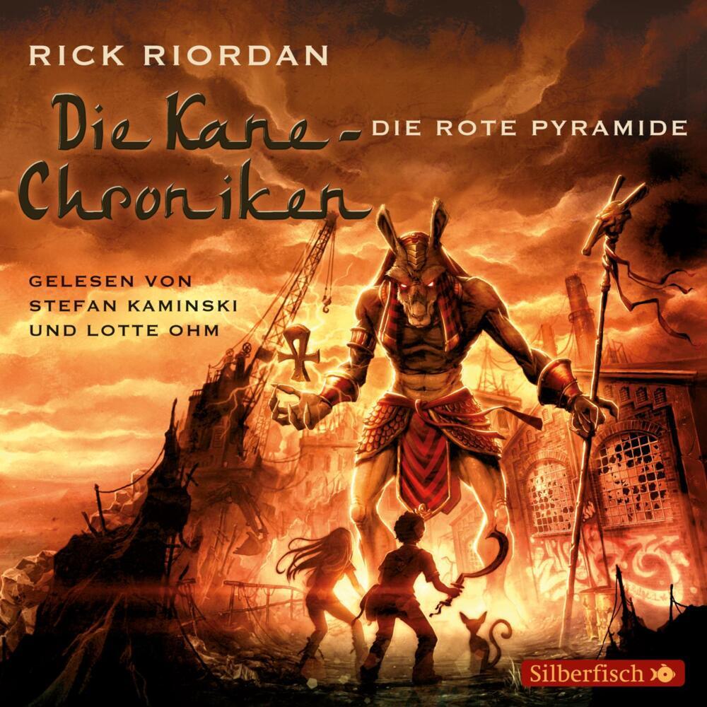 Die rote Pyramide, 6 Audio-CDs (Rick Riordan)