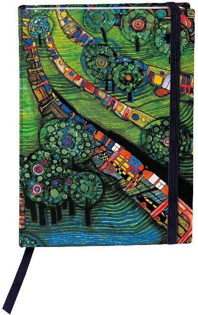 Hundertwasser Notizbuch (Grüne Stadt)