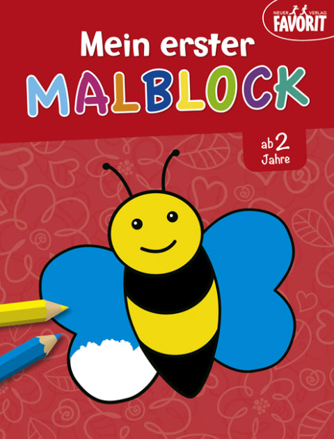 Mein erster Malblock - rot